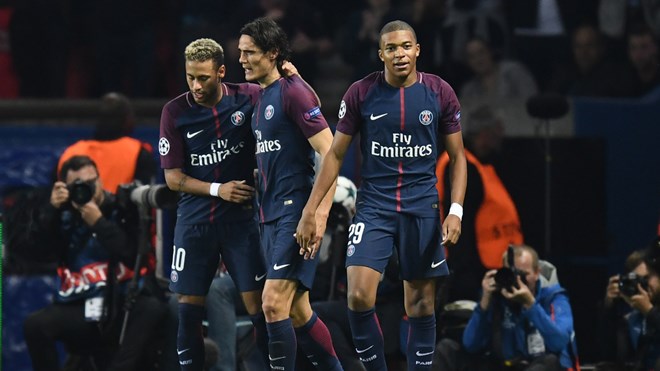  Neymar và Cavani cùng lập công cho PSG. (Nguồn: Getty Images)