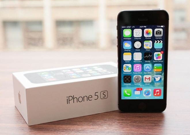 Mẫu iPhone 5s. (Nguồn: Cnet)