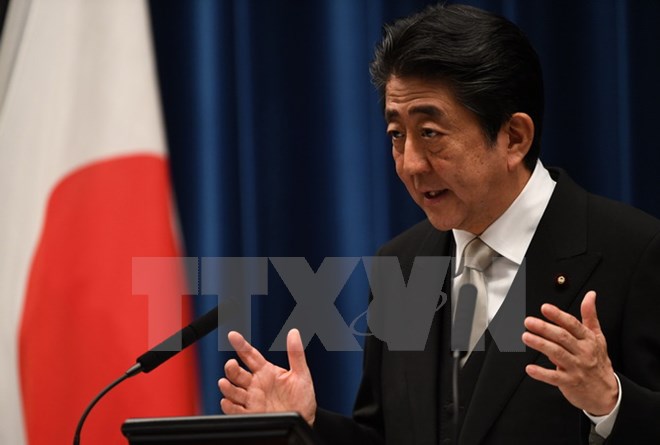 Thủ tướng Nhật Bản Shinzo Abe. (Nguồn: AFP/TTXVN)