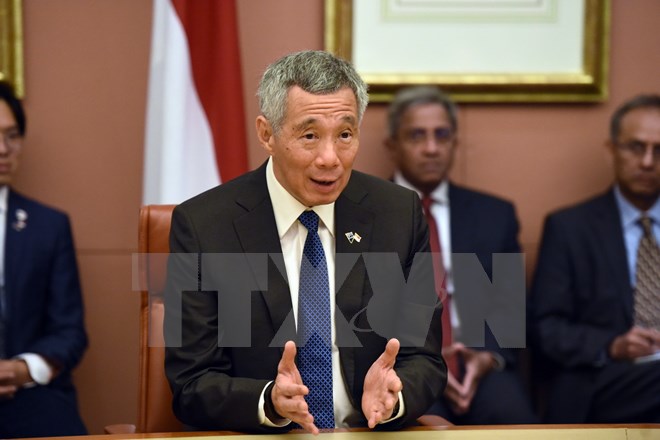 Thủ tướng Singapore Lý Hiển Long. (Nguồn: AFP/TTXVN)