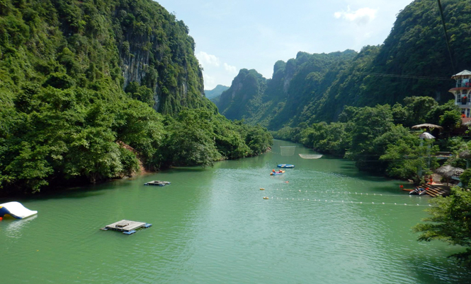 Sông Chày ở Vườn quốc gia Phong Nha-Kẻ Bàng.