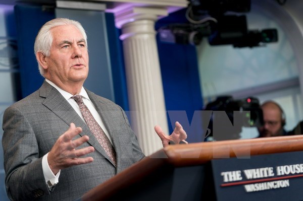 Ngoại trưởng Mỹ Rex Tillerson. (Nguồn: THX/TTXVN)