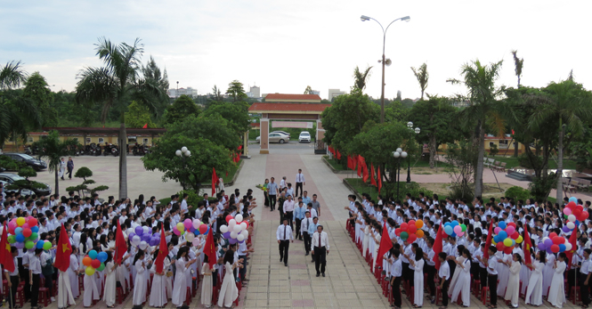 Trường THPT chuyên Võ Nguyên Giáp là 1 trong 24 trường THPT trên địa bàn toàn tỉnh đạt tiêu chuẩn “An toàn về An ninh - Trật tự’’.