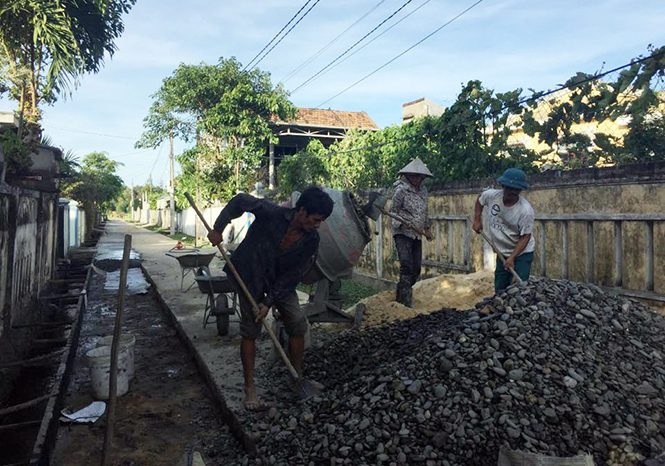 Tiêu chí về giao thông được các cấp chính quyền và người dân Quảng Ninh quan tâm thực hiện.