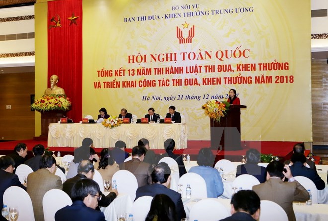 Quang cảnh hội nghị. (Ảnh: Nguyễn Dân/TTXVN)