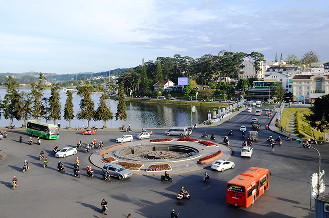 Ở Đà Lạt không hề có các cột đèn giao thông.