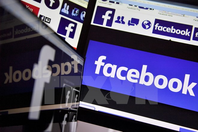 Biểu tượng Facebook. (Nguồn: AFP/TTXVN)