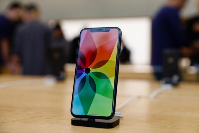 Mẫu iPhone X. (Nguồn: AFP)