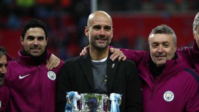  Thành công của M.C có đóng góp rất lớn của HLV Guardiola. Ảnh: REUTERS