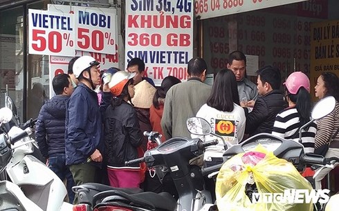 Thuê bao di động trả trước chỉ được khuyến mại tối đa 20% giá trị thẻ nạp.