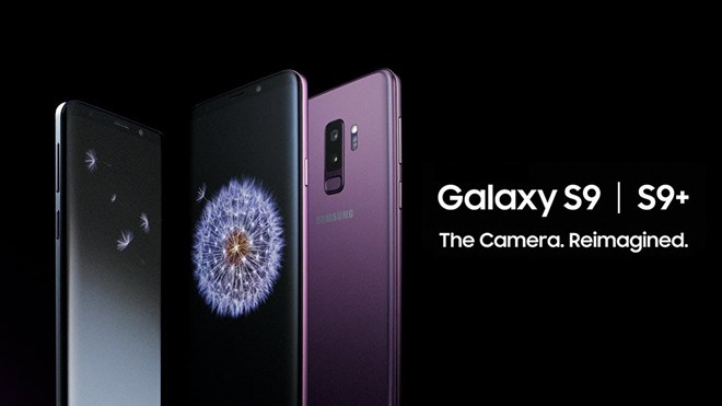 Bộ đôi điện thoại thông minh Galaxy S9 và Galaxy S9 Plus. (Nguồn: Samsung)