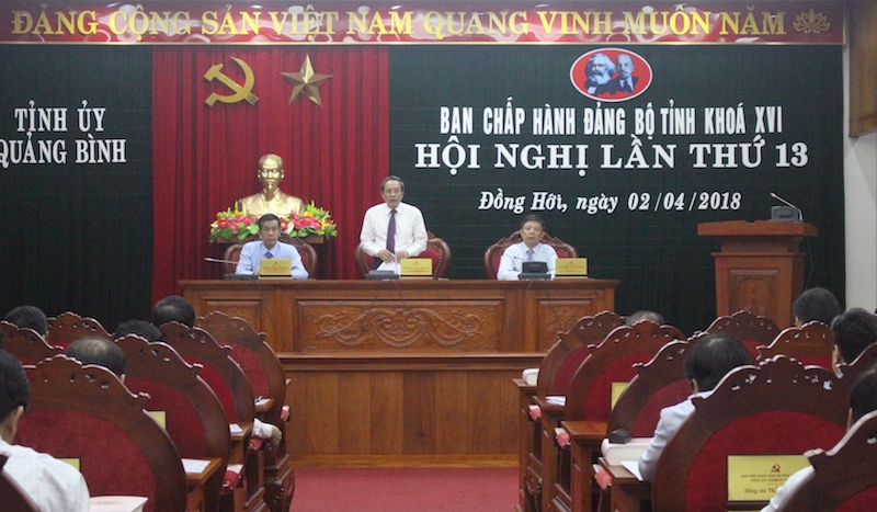 Đồng chí Bí thư Tỉnh uỷ Hoàng Đăng Quang điều hành thảo luận