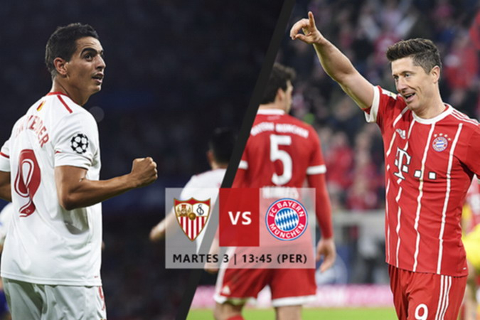 Sevilla lần đầu chạm trán Bayern Munich.