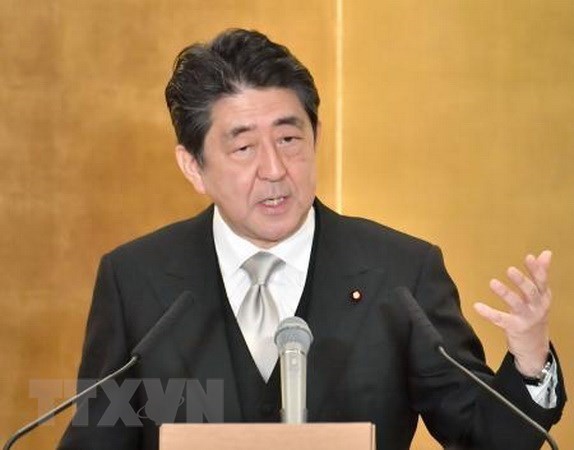 Thủ tướng Nhật Bản Shinzo Abe. (Ảnh: Kyodo/TTXVN)