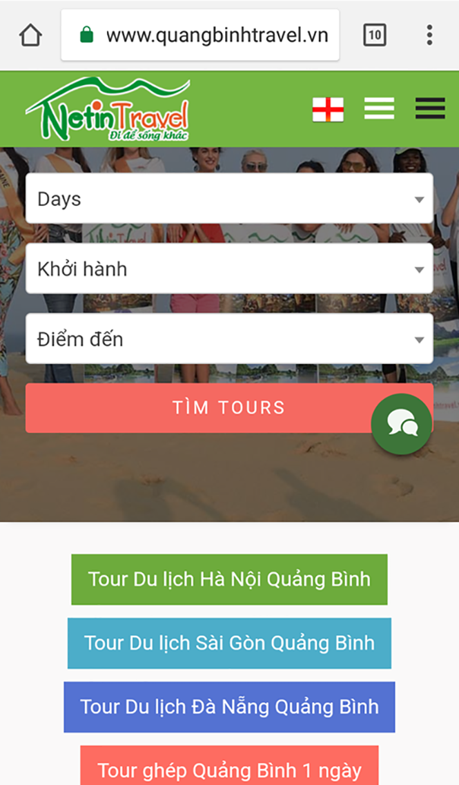 Các website du lịch cần tích hợp nhiều tính năng, thân thiện với phiên bản di động.