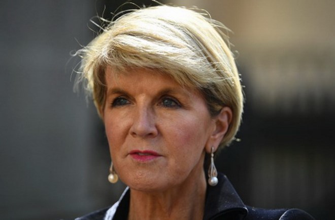 Ngoại trưởng Australia Julie Bishop. (Nguồn: afr.com)