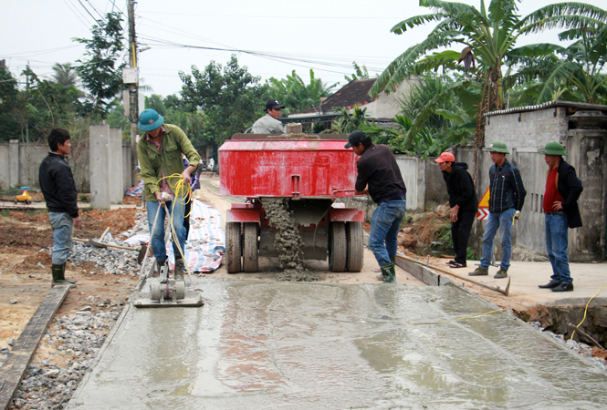 Xây dựng NTM với sự tham gia của người dân đã mang lại diện mạo mới trong đời sống người dân nông thôn.