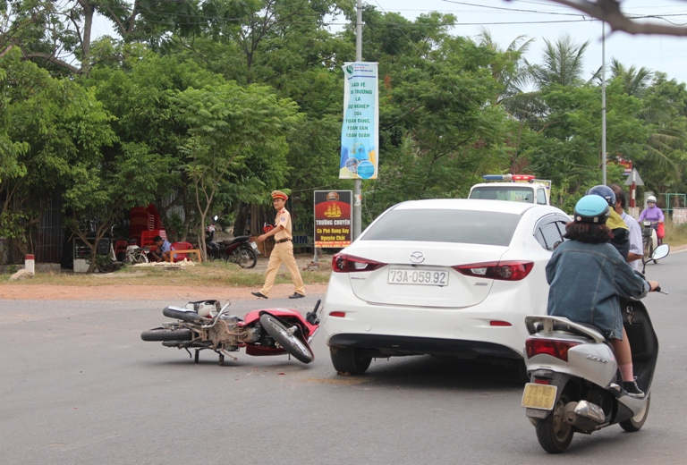  Hiện trường vụ va chạm