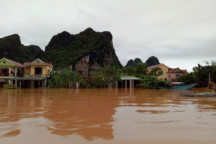 Mùa lũ ở Phong Nha. 