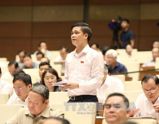 Đại biểu Ngọ Duy Hiểu, Phó Chủ tịch Tổng Liên đoàn Lao động Việt Nam. (Ảnh: TTXVN)