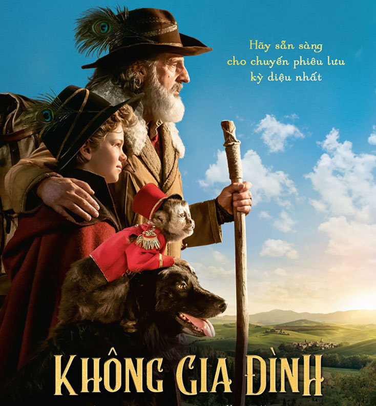 Bộ phim Không gia đình được chuyển thể từ cuốn tiểu thuyết cùng tên của đại văn hào Hector Malot