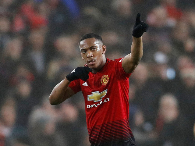 Martial sẽ ở lại M.U đến năm 2020 - Ảnh: REUTERS