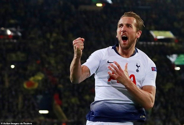 Ket qua bong da: Real Madrid thanh cuu vuong Champions League hinh anh 2Kane lập công giúp Tottenham giành chiến thắng. (Nguồn: Reuters)