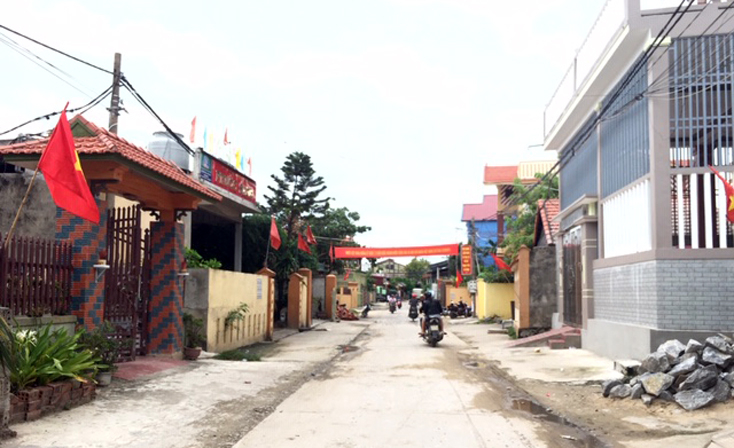 Nhiều người đi XKLĐ đã tích cực đóng góp xây dựng các công trình phúc lợi làm cho diện mạo nông thôn ngày càng khởi sắc.
