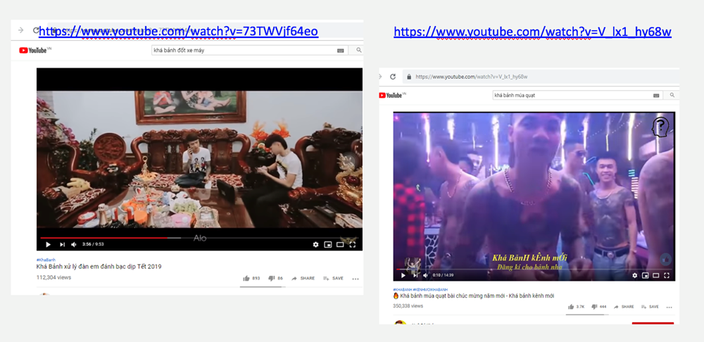   Các video của Khá Bảnh nhanh chóng được đăng tải lại dù kênh này đã bị xóa sổ. (Ảnh chụp màn hình)