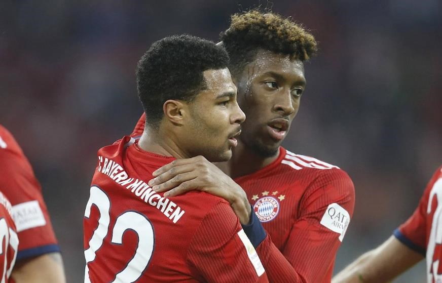  Kingsley Coman và Serge Gnabry. (Nguồn: FC Bayern)