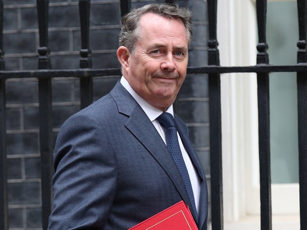 Bộ trưởng Thương mại Anh Liam Fox. (Nguồn: The Independent)