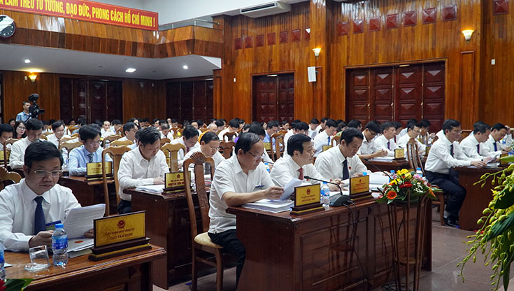 Các đại biểu tham dự kỳ họp