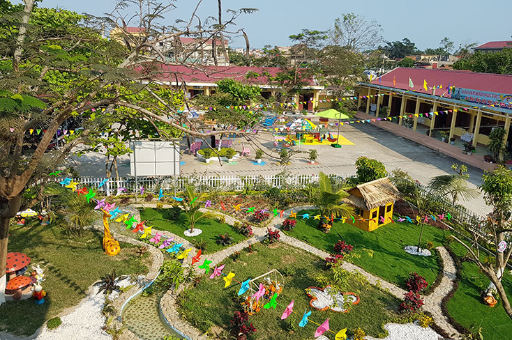  Diện mạo mới của Trường mầm non Cảnh Dương
