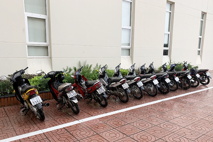  Phương tiện xe máy được các đối tượng sử dụng hoạt động cho vay lãi nặng.