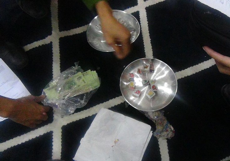 Tang vật vụ án.