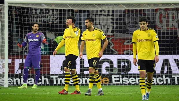  Dortmund nhận thất bại ở vòng 21. (Nguồn: AFP)