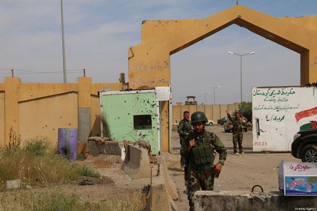 Căn cứ quân sự tại Kirkuk. (Ảnh: Anadolu)