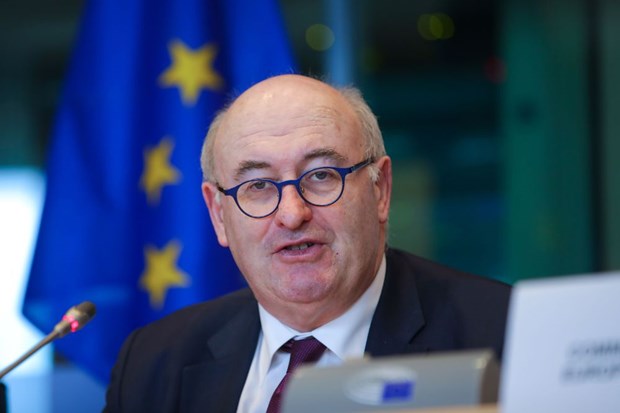  Ủy viên Thương mại Liên minh châu Âu (EU) Phil Hogan. (Nguồn: Bloomberg)