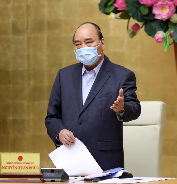Thủ tướng Nguyễn Xuân Phúc phát biểu. (Ảnh: Thống Nhất/TTXVN)