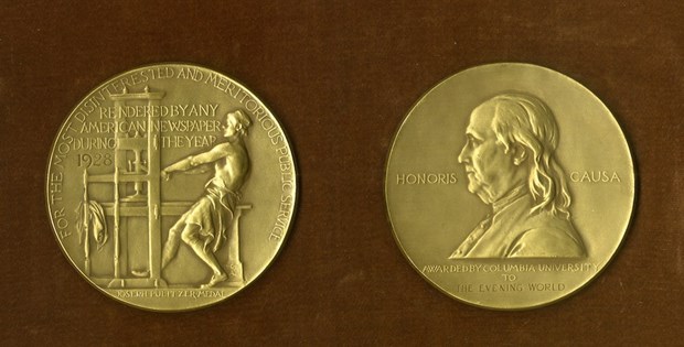 Huy chương Pulitzer. (Nguồn: poynter.org)