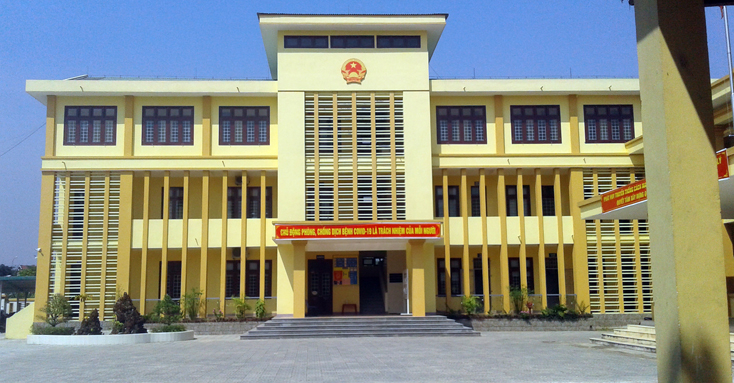 UBND phường Nam Lý, nơi có nhiều cán bộ liên quan đến sai phạm.