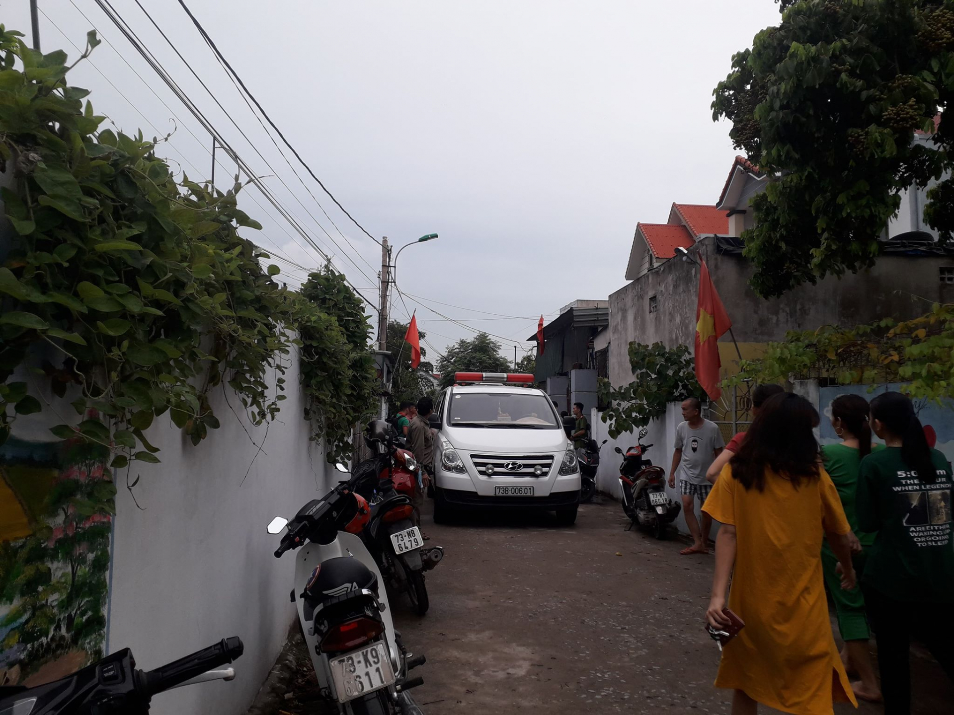 Nơi xảy ra vụ việc là khu nhà trọ trên đường Trường Chinh, TP. Đồng Hới.