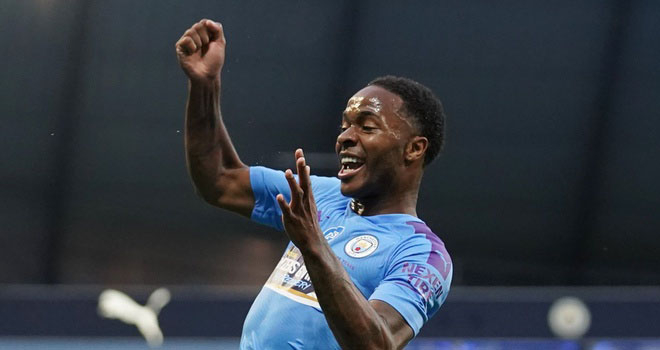  Sterling mở tỉ số cho Man City