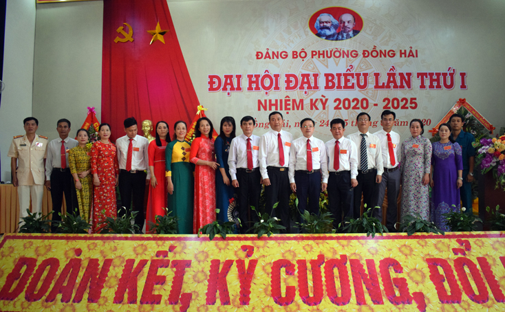 Ban chấp hành Đảng bộ phường Đồng Hải khóa I, nhiệm kỳ 2020-2025