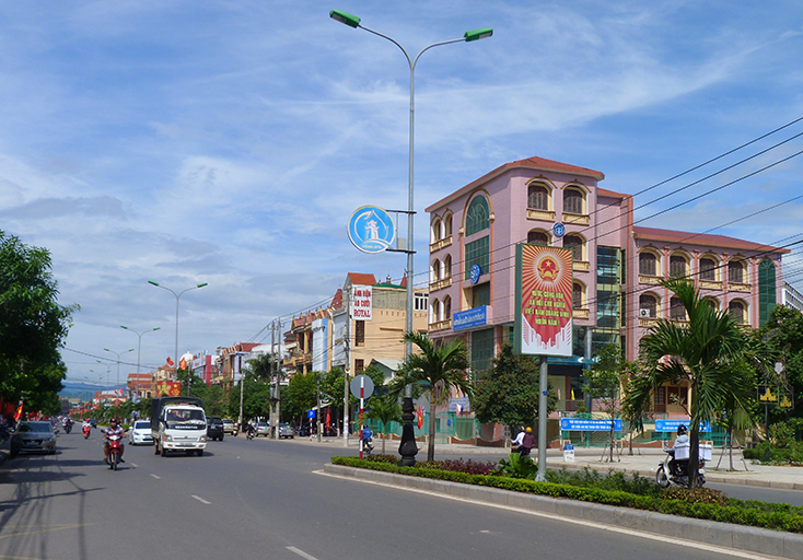 Hệ thống hạ tầng kỹ thuật, giao thông trên địa bàn thay đổi đô thị theo hướng đồng bộ và hiện đại.