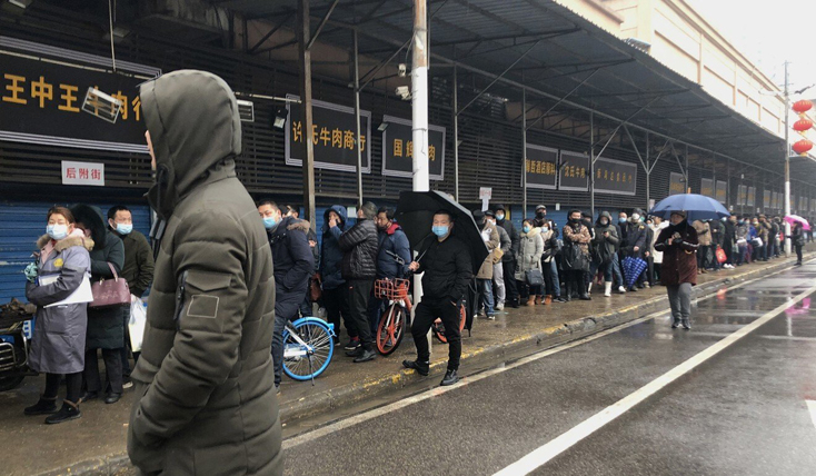 Chợ hải sản Hoa Nam, Vũ Hán, đã đóng cửa vào tháng 1 năm ngoái. Ảnh: Simon Song/SCMP