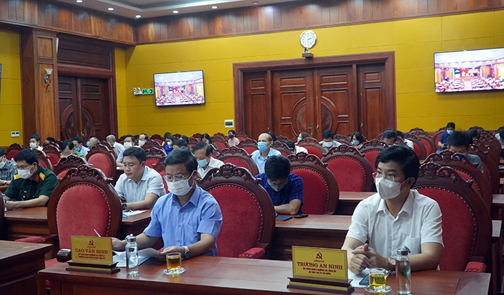 Các đại biểu dự hội nghị.