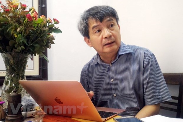  Giáo sư Ngô Việt Trung. (Ảnh: Trung Hiền/Vietnam+)