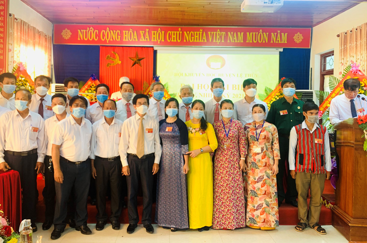Ban Chấp hành Hội khuyến học học huyện Lệ Thủy khóa V, nhiệm kỳ 2021-2026 ra mắt