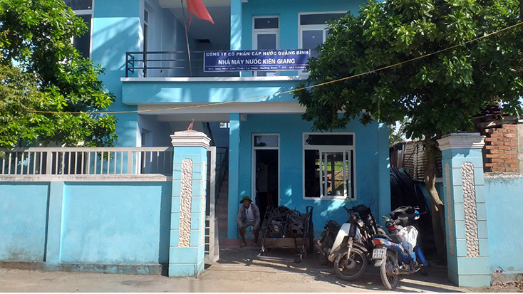 Nhà máy nước Kiến Giang. 